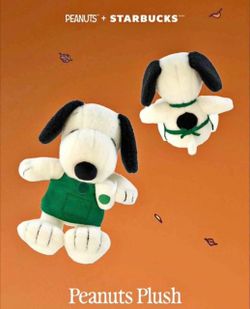 Snoopy Plush - Peanuts+Starbucks