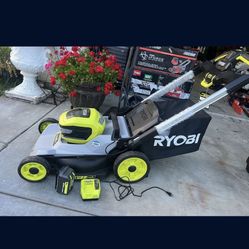 RYOBI LAWN MOWER - 21IN