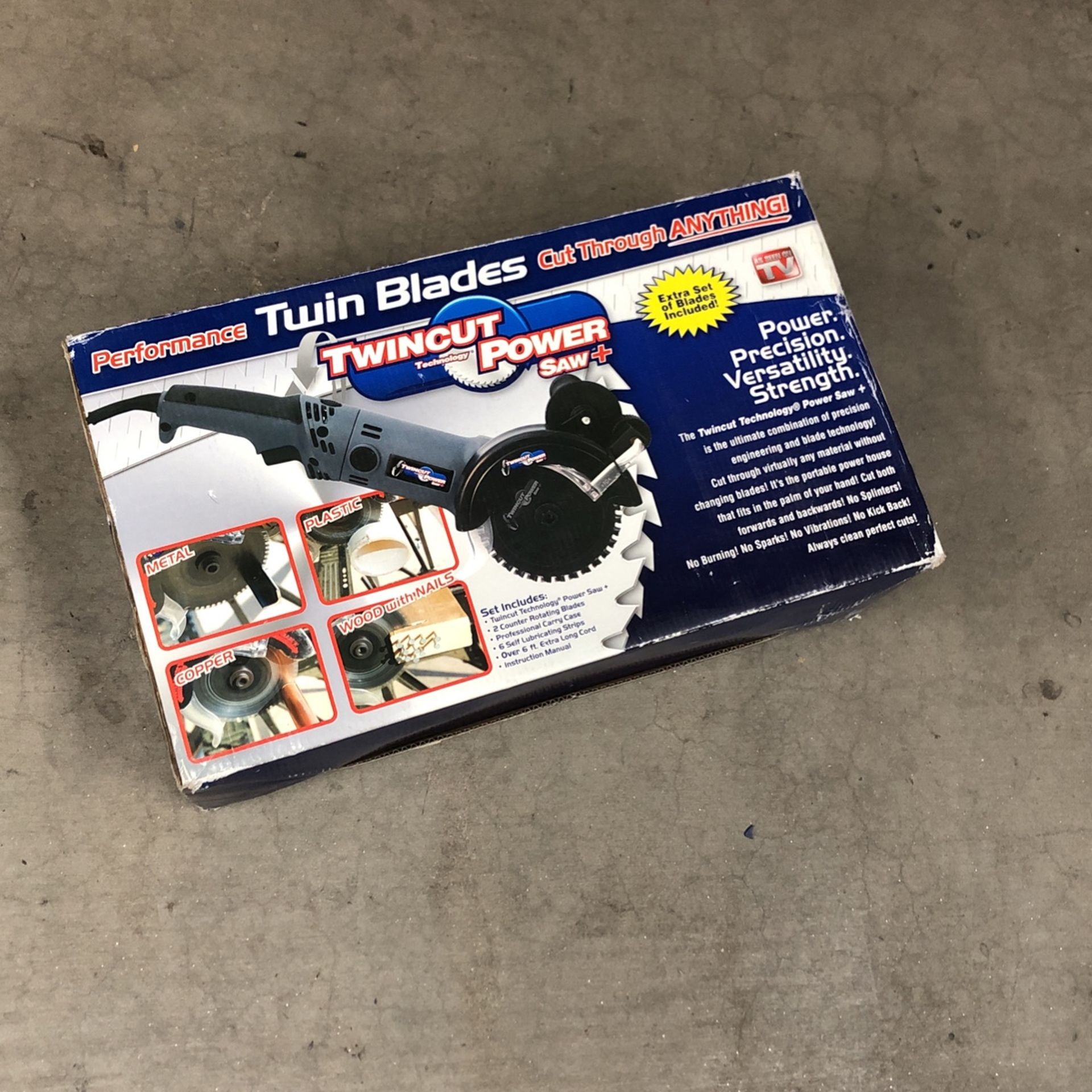 Twin cut power saw brand new as seen on TV