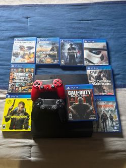 PlayStation 4 Upgraded 2TB Controllers and Games