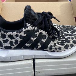 Adidas Swift Run Leopard Print Sneakers