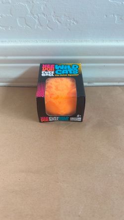 NeeDoh Wild Cats Fuzz Ball - Orange