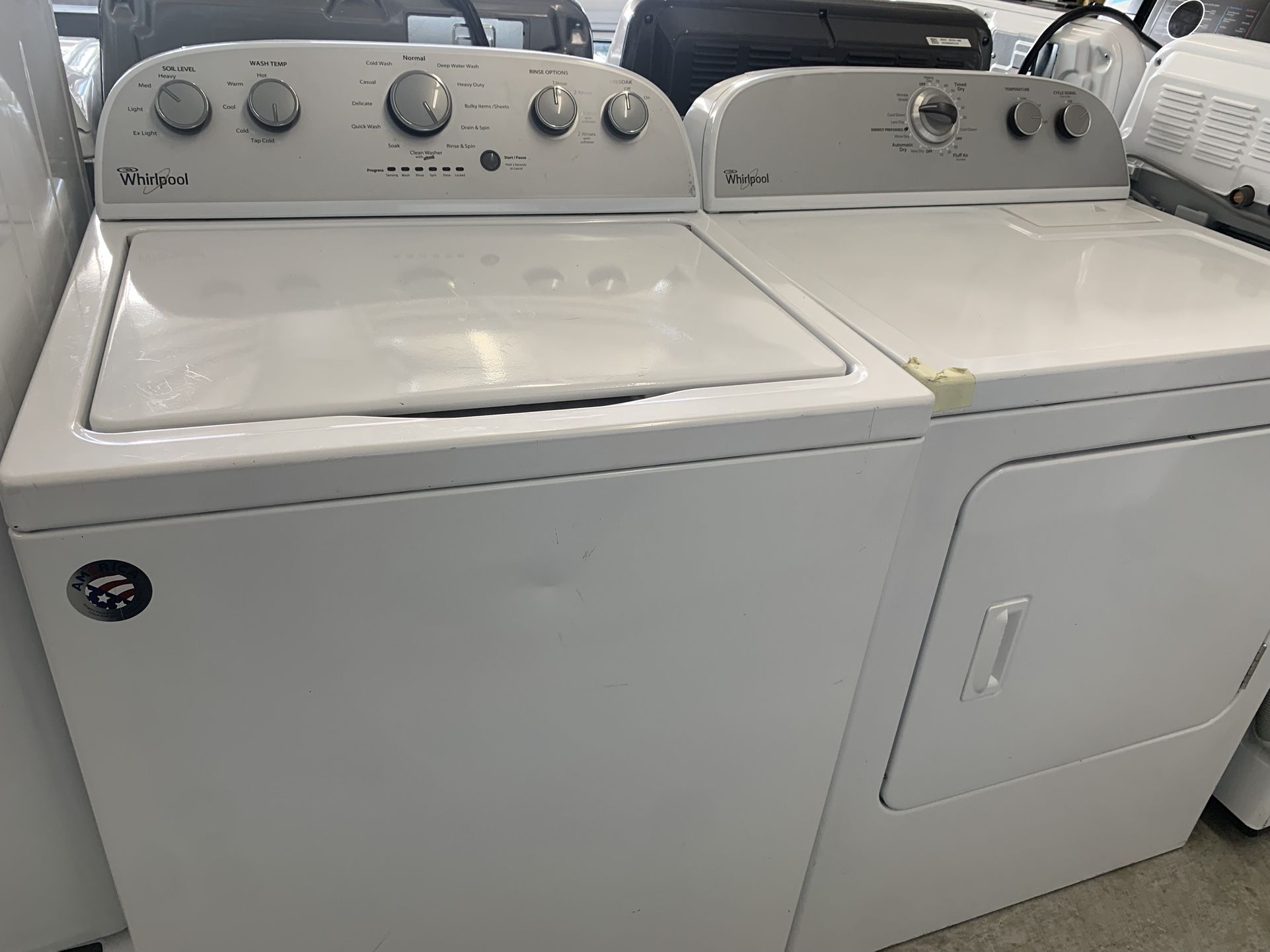 WASHER AND DRYER