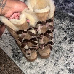Tall Bailey bow UGG Boots