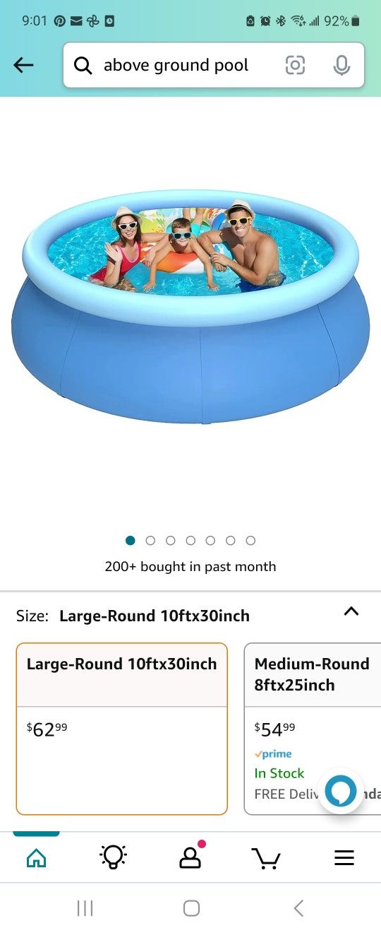 Above ground pool & Accessories