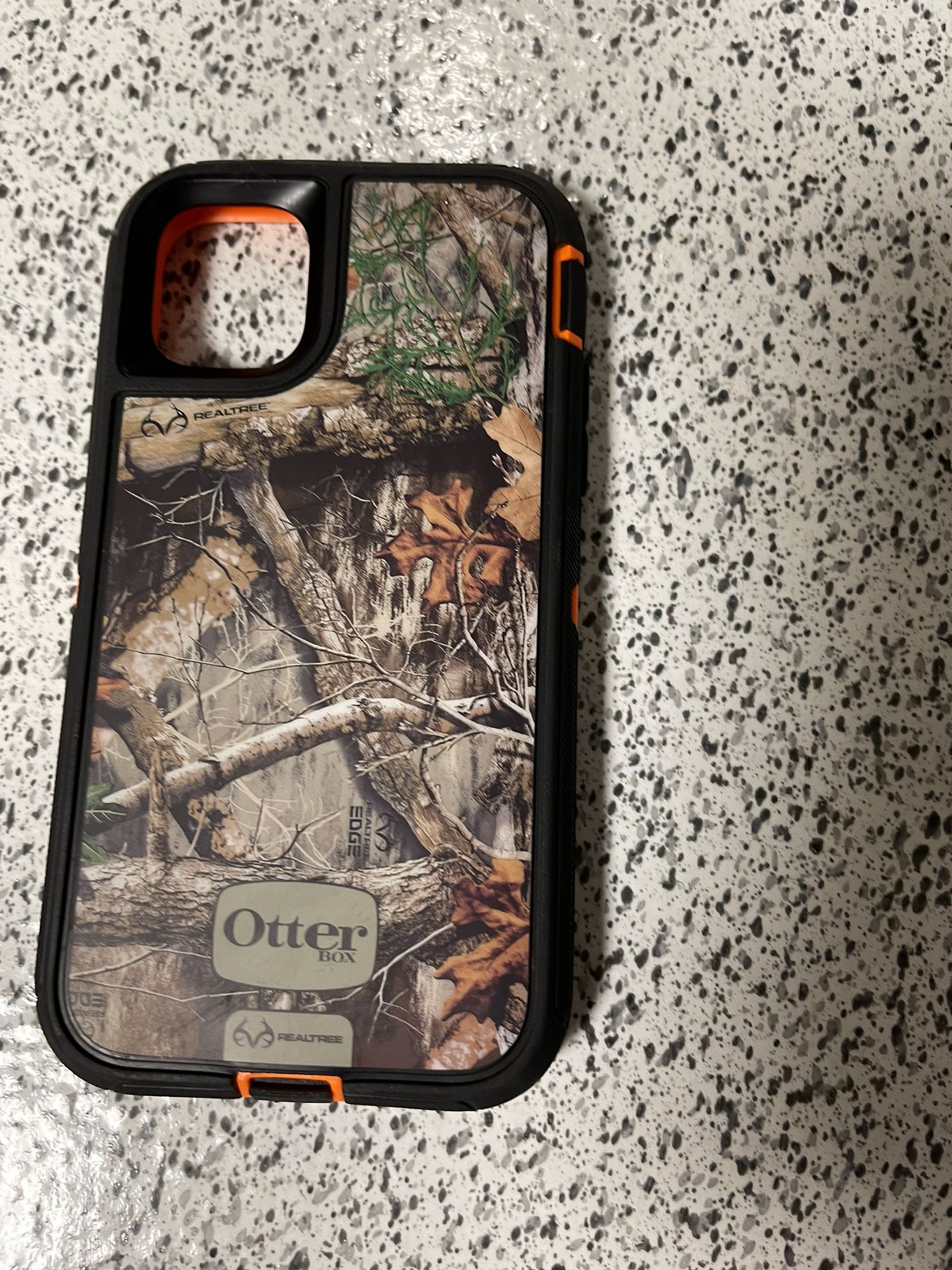 Orange And Camo Otter Box 