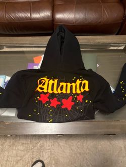 Sp5der Atlanta Star Print Hoodie