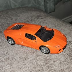 Lamborghini Aventador Orange Missing Control 