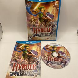 Hyrule Warriors (Wii U, 2014) Complete W/ Manual CIB tested Authentic Zelda Link