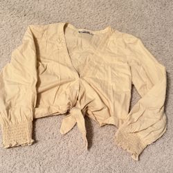 A&F Yellow Top S Size