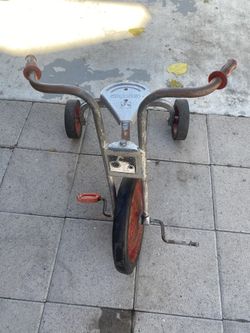 Vintage 1960 S’ Los Angeles Big Wheel Tricycle Trike Bike Solid