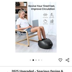 RENPHO Foot Massager Machine [2025 Upgraded], FSA HSA Eligible Shiatsu Foot Massager with Heat, Plantar Fasciitis Massager, True Foot Massage, Mothers