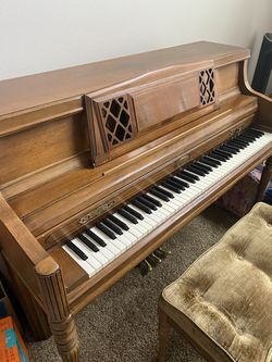 Free used piano with bench