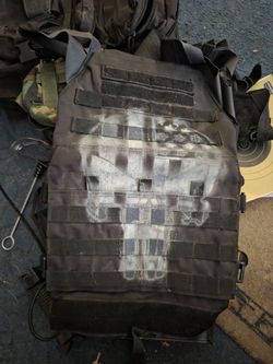 Plate carrier vest for armor lg/xl