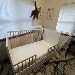 IKEA Myllra crib with drawers