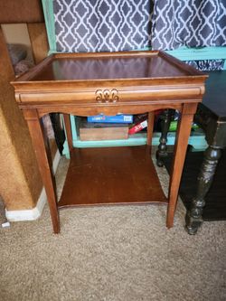 Vintage 2 tier side table