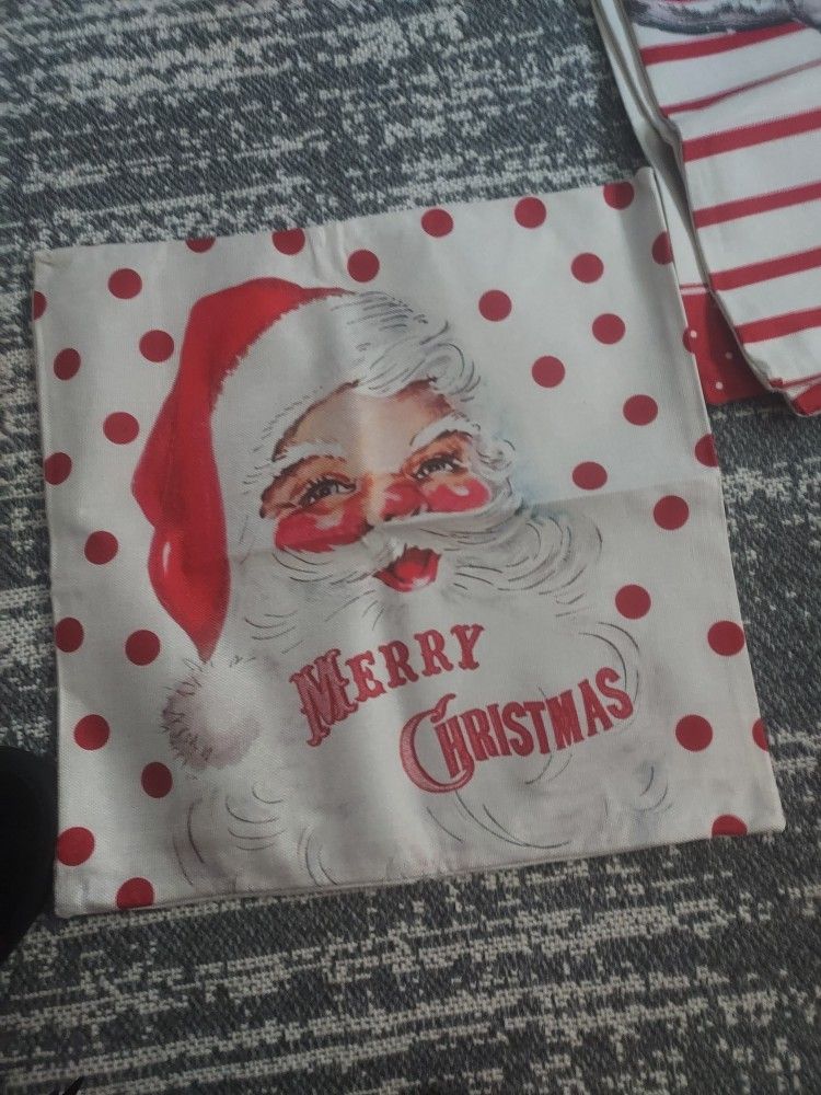 4 New Christmas Pillow Covers