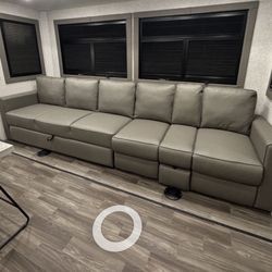 11’ Mega Sofa-Queen Sleeper/Dual Recliner Combo