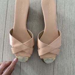 Jimmy Choo Nude Sandals Size  37.5