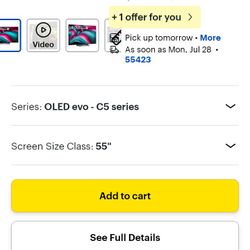 LG 55inch Led Smart TV 