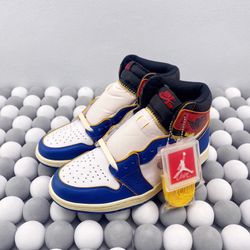 Jordan 1 High Union Los Angeles Flux Blue Toe 