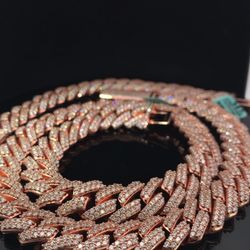 925 Silver Moissionite Chain