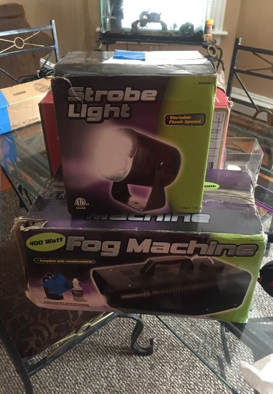 Light and smoke machine