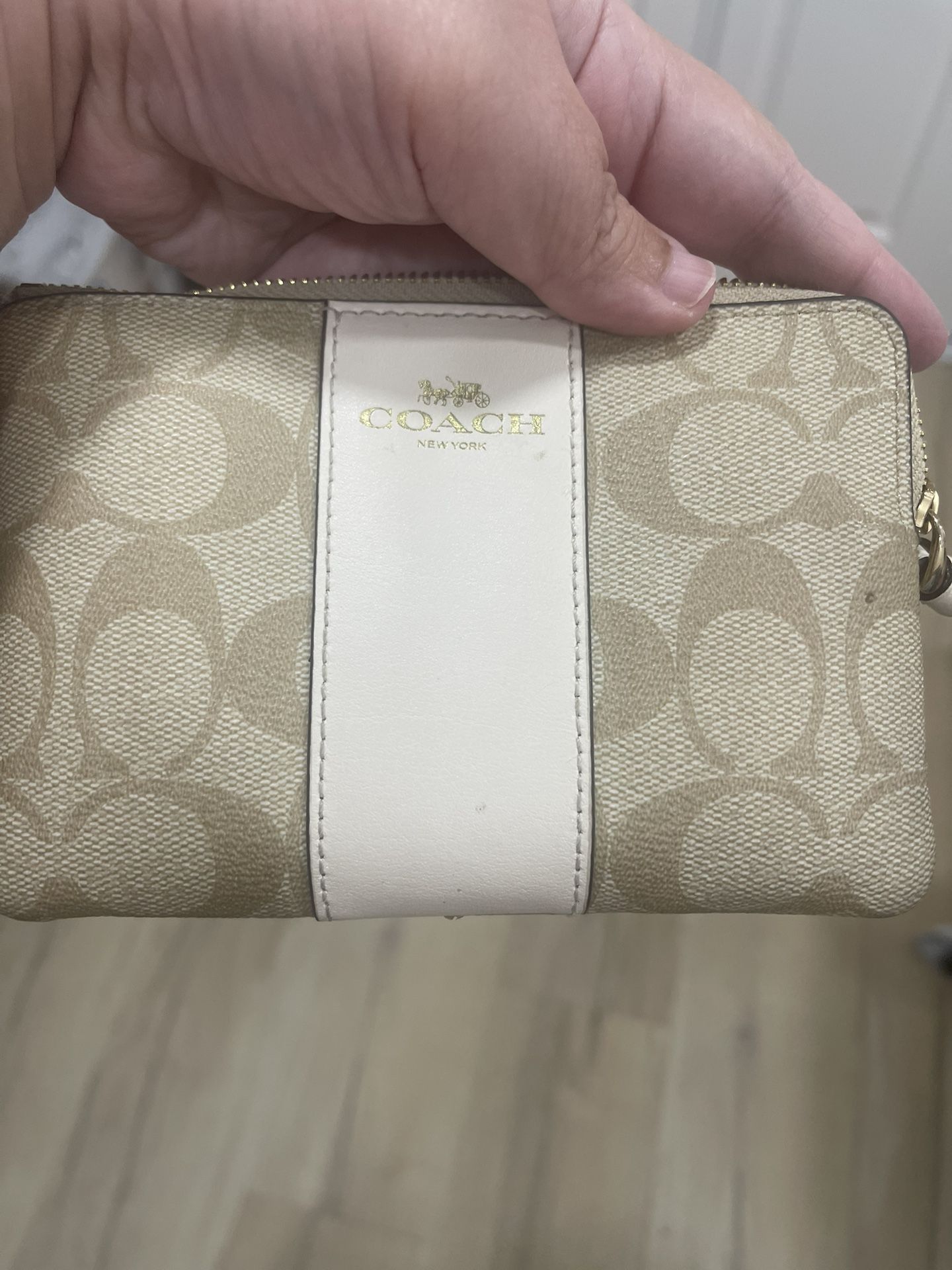 Coach Canvas Wristlet 