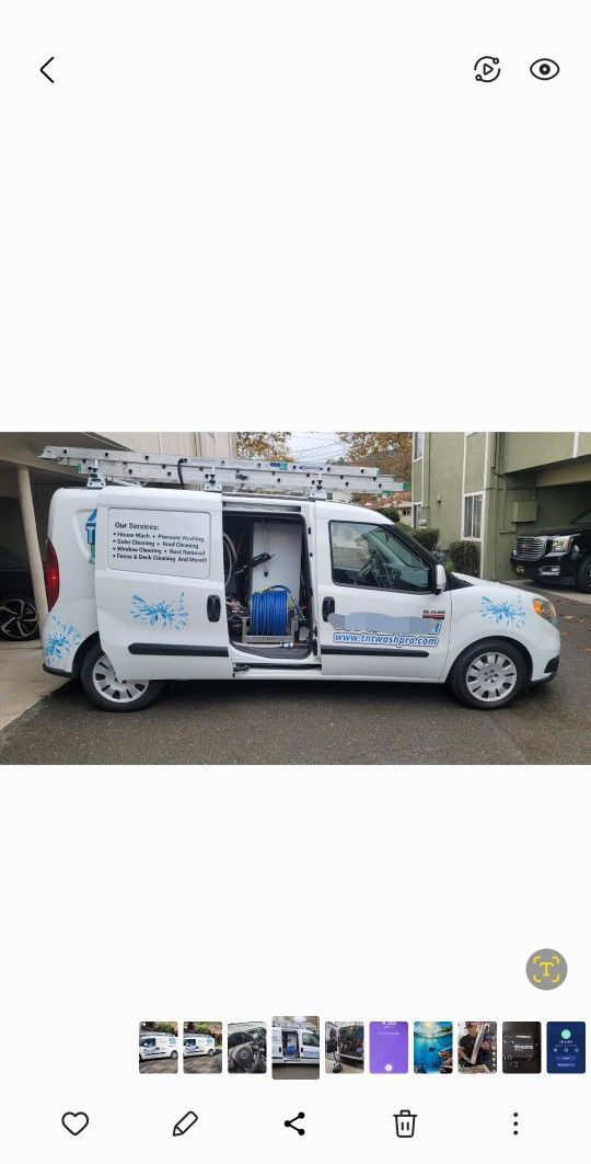 2017 Ram Promaster City With Pressure Washing Equipment