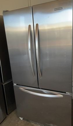 Kitchen Aid 3 Door Stainless Steel Refrigerator
