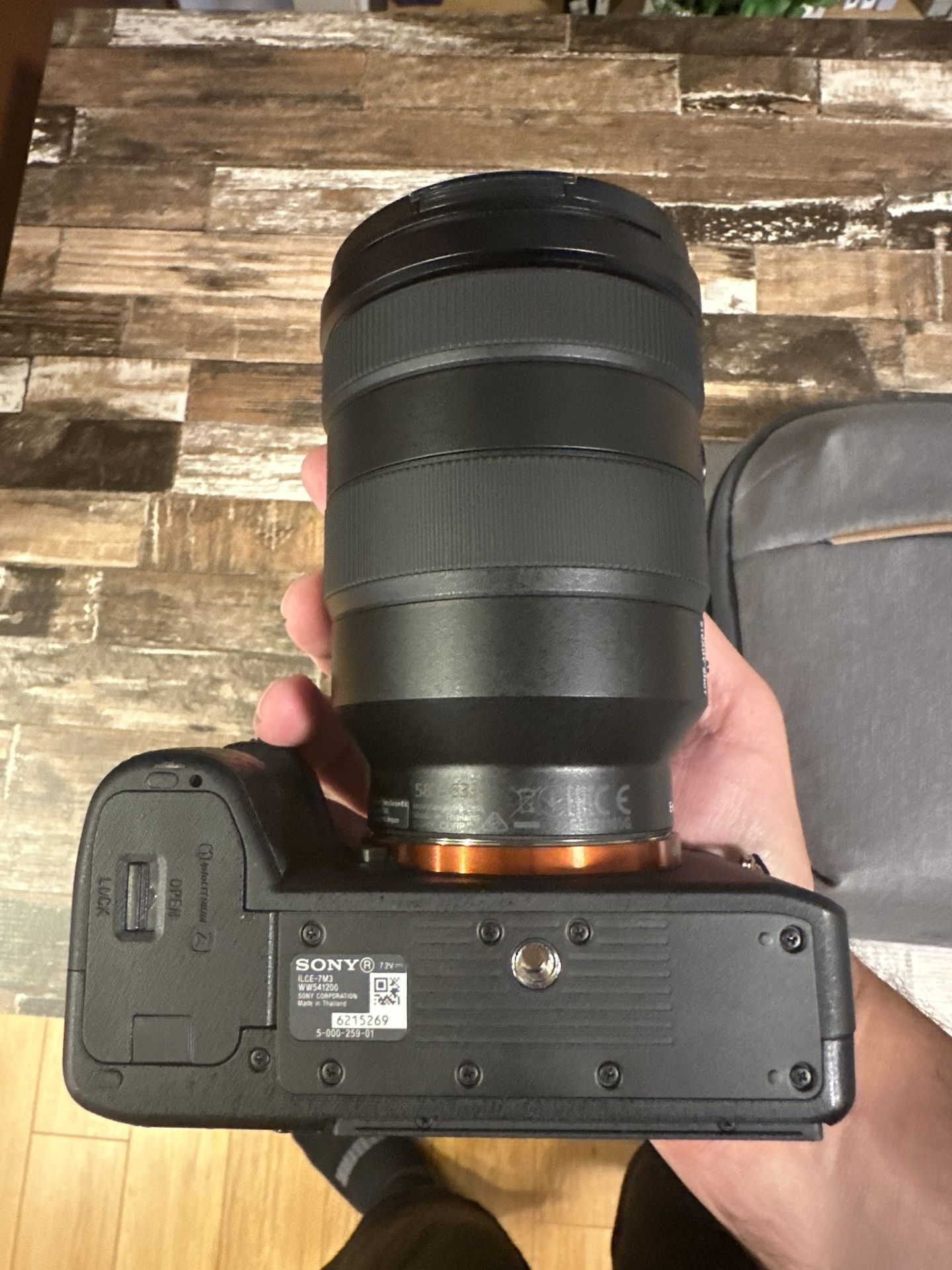 Sony Alpha Camera with Lens and Bag