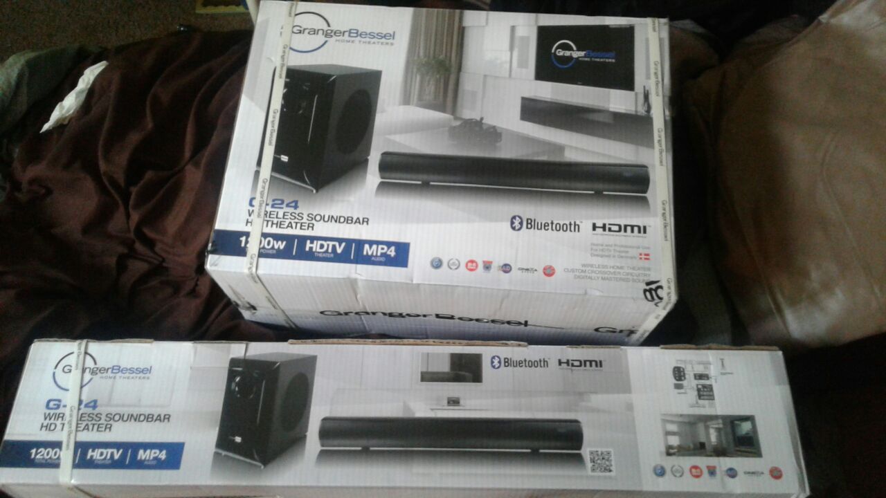 Granger Bessel G-24 wireless soundbar and HD home theatre system