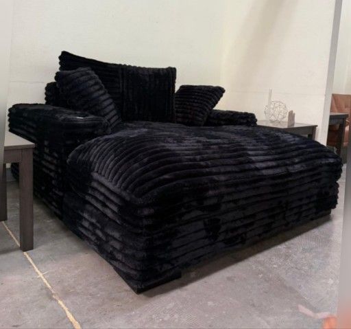 Corduroy 2 Arm Chaise Sofa 