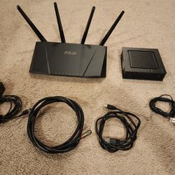 Motorola Modem and Asus Router