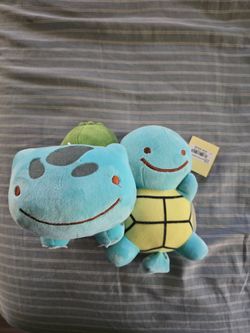 Custom pokemon ditto bulbasaur and squirtle plush toys