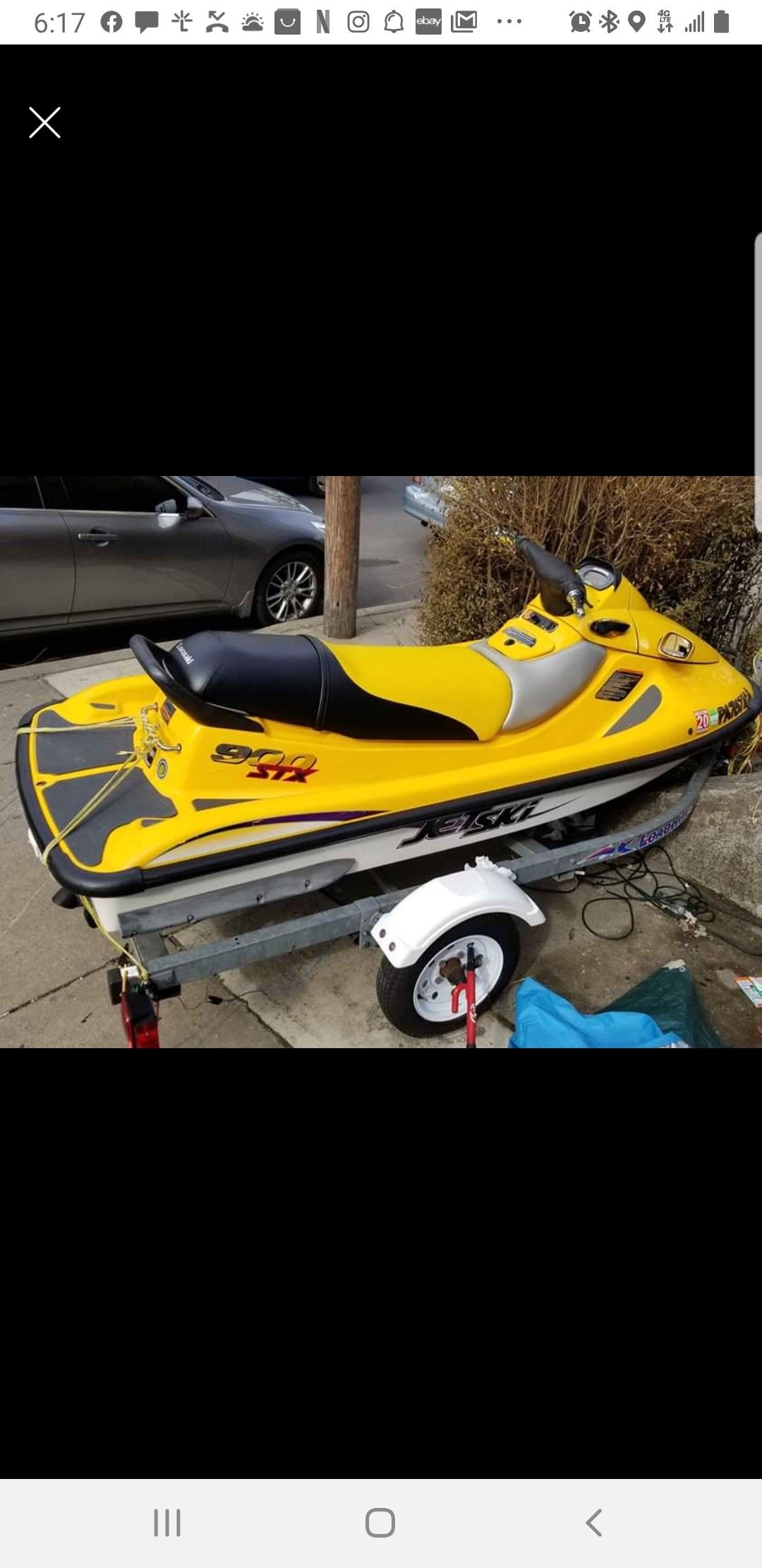 2001 jetski Kawasaki 900 stx