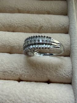 925 ring cubic zirconia size 8