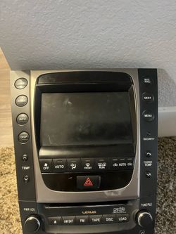 Gs350 radio DISPLAY NOT WORKING