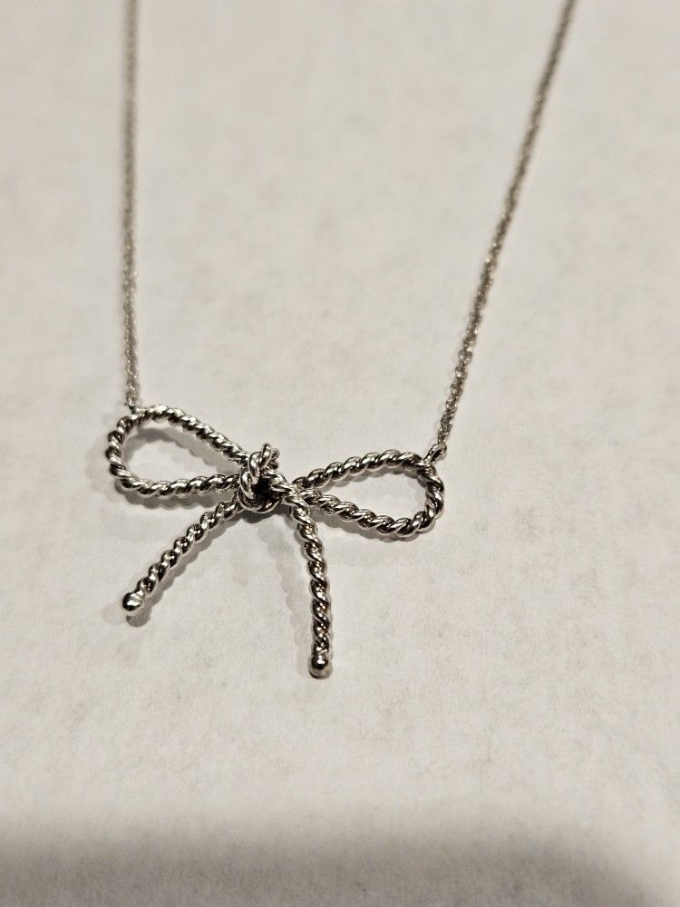 Tiffany & Co Twisted Bow Necklace