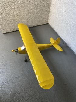 Vintage Balsa Model Airplane w/ O.S. Max .15 FP Engine & Muffler - Untested