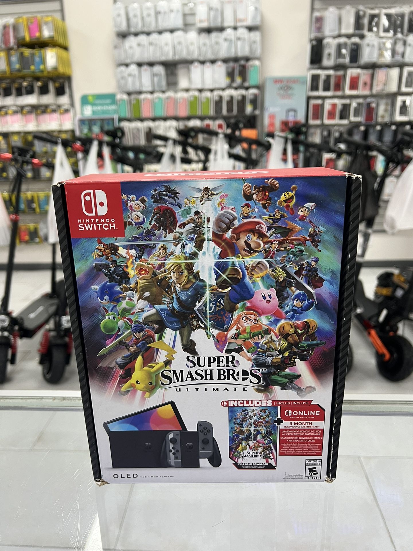 Nintendo Switch OLED Super Smash bro bundle! Finance For $50 Down Payment!!