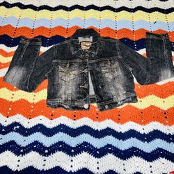 Very Nice Jeans Junior Girl Jacket Size (8) Like New 
