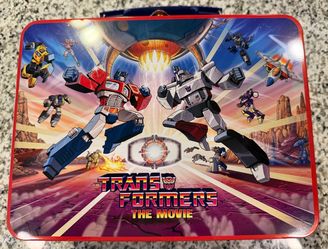 Transformers The Movie Tin Lunch Box
