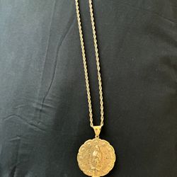 10kt Gold rope chain