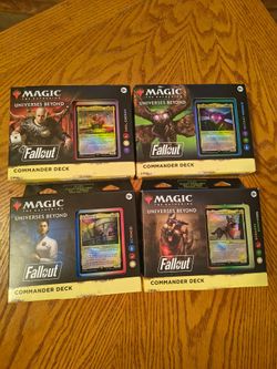 The Gathering Fallout Commander Deck Set of 4