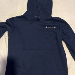 Dark Blue Champion Hoodie