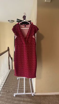 Red and white heart dress