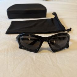Balenciaga bat rectangle sunglasses 