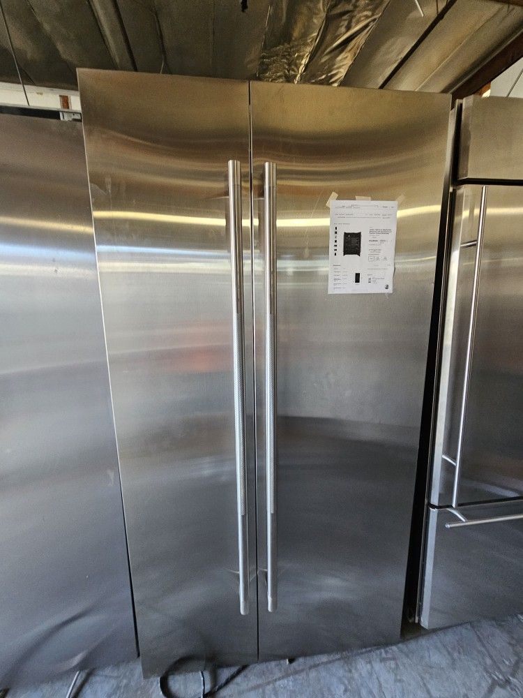 42" JENN AIR BUILT IN STAINLESS STEEL REFRIGERATOR