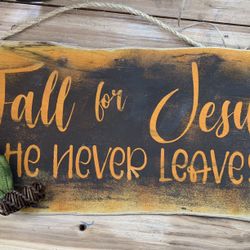 Fall Wooden Sign
